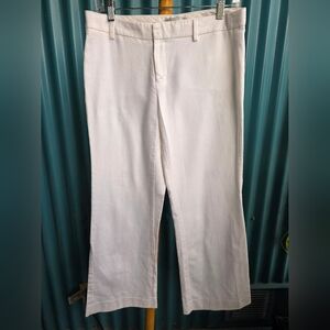 GAP Women's White Wide Leg Trousers 100% cotton